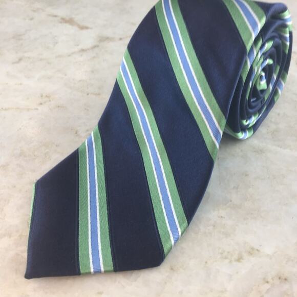 BANANA REPUBLIC SILK TIE (long-slim) - Picture 9 of 10